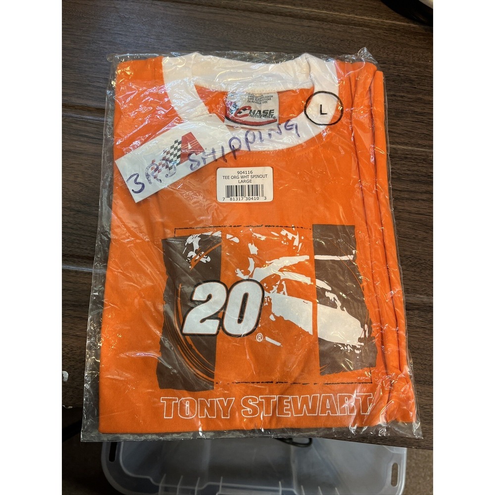 Mens Vintage Tee Shirt Tony Stewart #20 Winners Circle Home Depot 2008 Large
